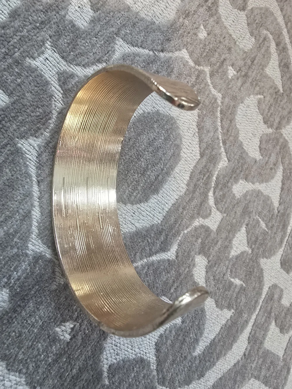 Gold Textured Cuff Bracelet - Unbranded